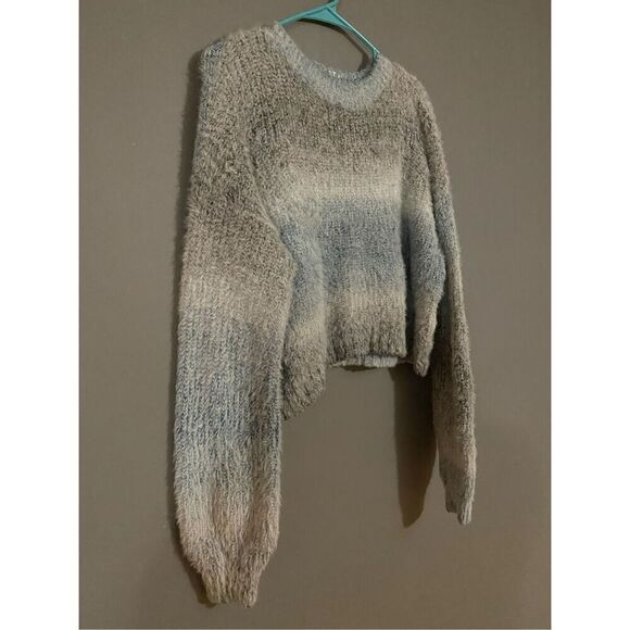 Wild Fable Sweater Ombre Striped Pullover Soft Cozy Short Knit Small - Picture 4 of 6